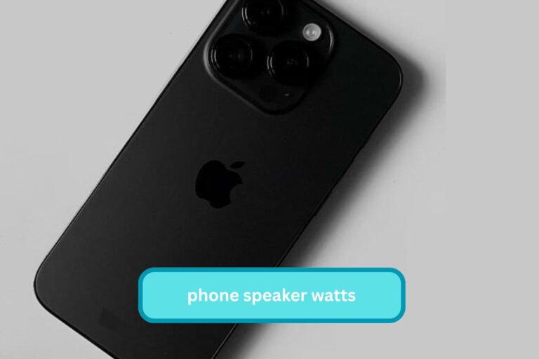 phone speaker watts