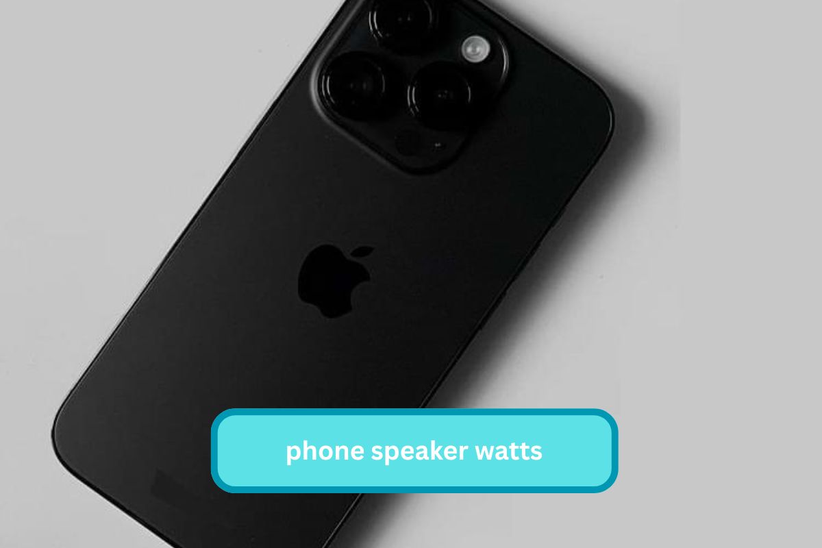 phone speaker watts